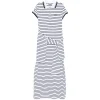 Rochie midi Juun.J Striped alb