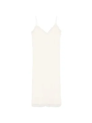 Rochie midi Rohe Lace-Trim ecru