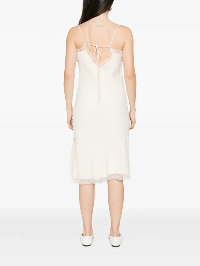 Alternative view of Rochie midi Rohe Lace-Trim ecru