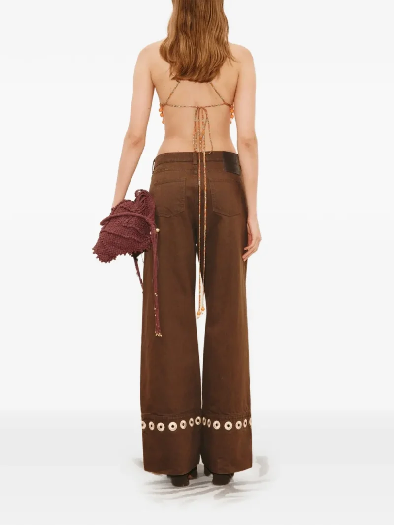 Alternative view of Top ALEMAIS Crochet-Knit Pom-Pom bej