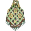 Top ALEMAIS Liana Floral Halterneck verde