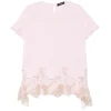 Top Fabiana Filippi Lace-Trim roz