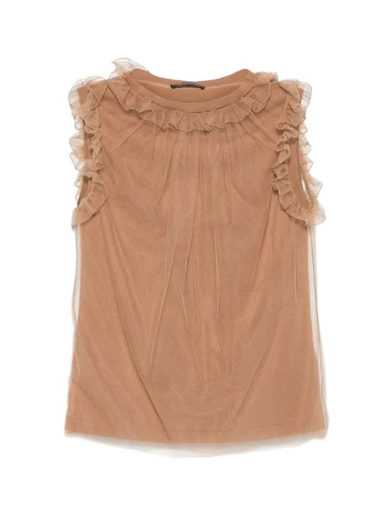 Top Fabiana Filippi Ruffled maro