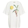Tricou ALEMAIS Mokshini Graphic-Print ecru