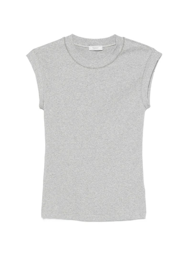 Tricou Peserico Chain-Trim gri