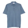 Tricou polo Gran Sasso Short-Sleeve albastru