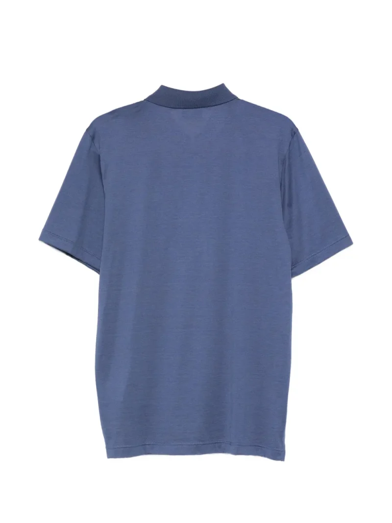 Alternative view of Tricou polo Gran Sasso Zip-Fastening Polo bleumarin