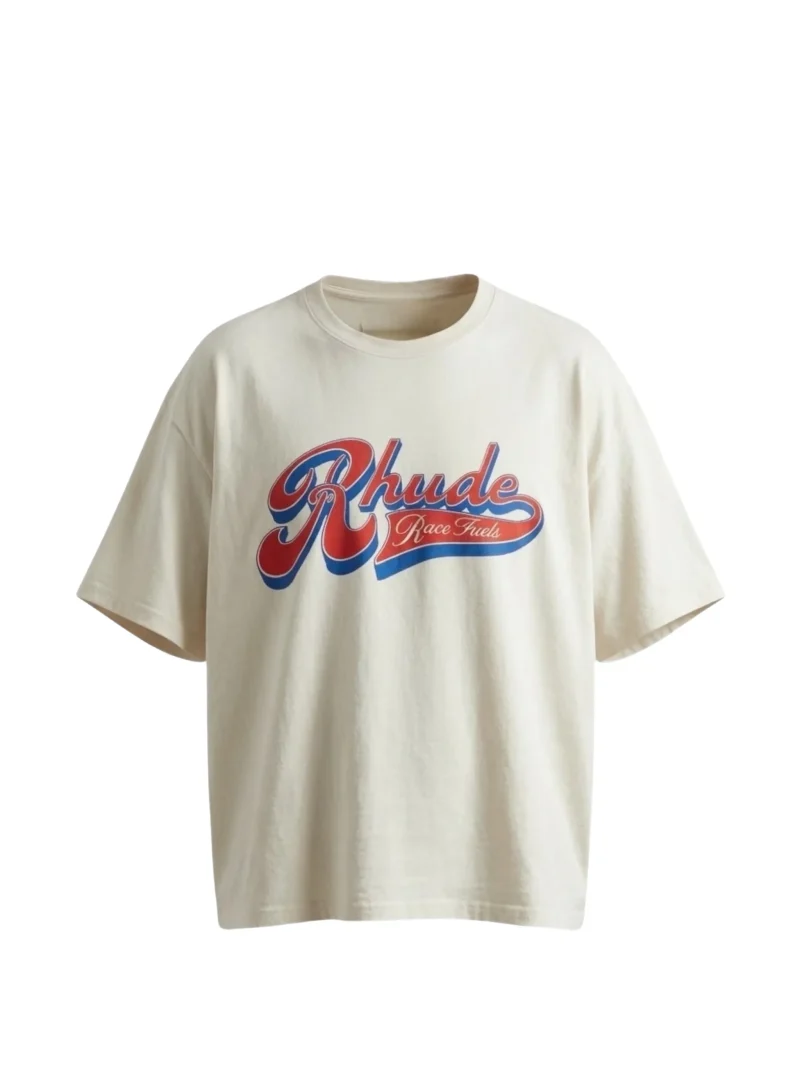 Tricou RHUDE Pit Stop ecru