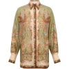 Camasa Zimmermann Indra floral-print khaki