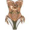 Costum de baie Zimmermann Mahon paisley-print multicolor