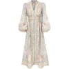 Rochie Zimmermann Roselight floral-print albastru