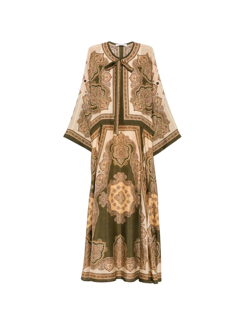 Rochie midi Zimmermann paisley-print multicolor