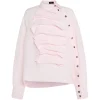 Camasa A.W.A.K.E. Mode Button-Embellishment roz