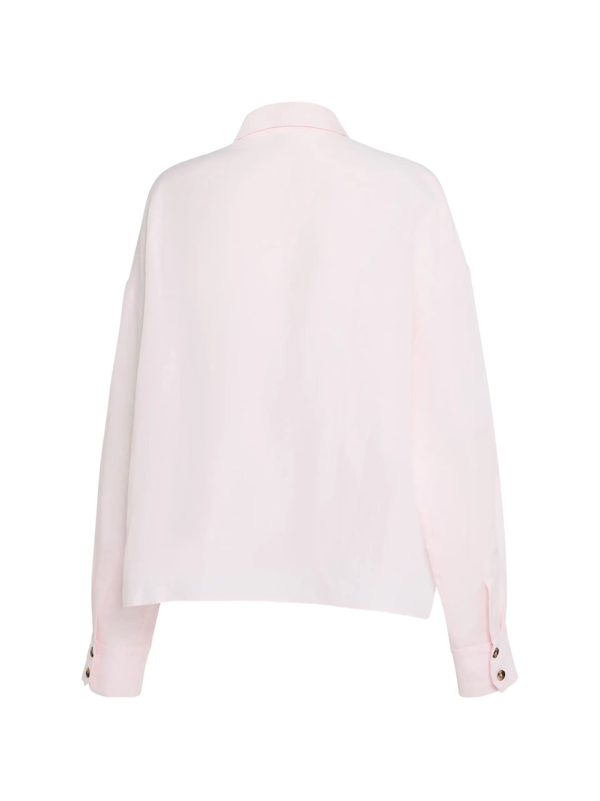 Camasa A.W.A.K.E. Mode Button-Embellishment roz - imagine 2