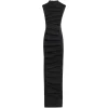Rochie maxi A.W.A.K.E. Mode Ruffled negru