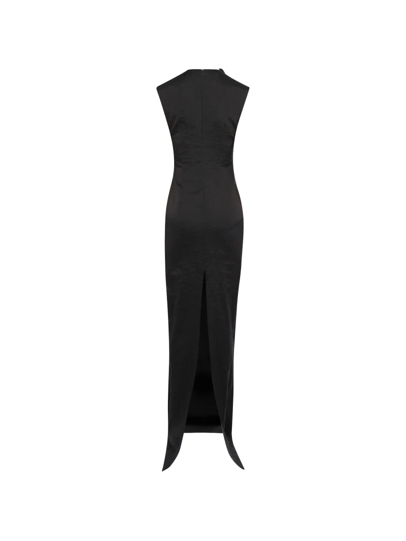 Alternative view of Rochie maxi A.W.A.K.E. Mode Ruffled negru