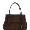 Geanta TOM FORD flap calf leather shoulder maro