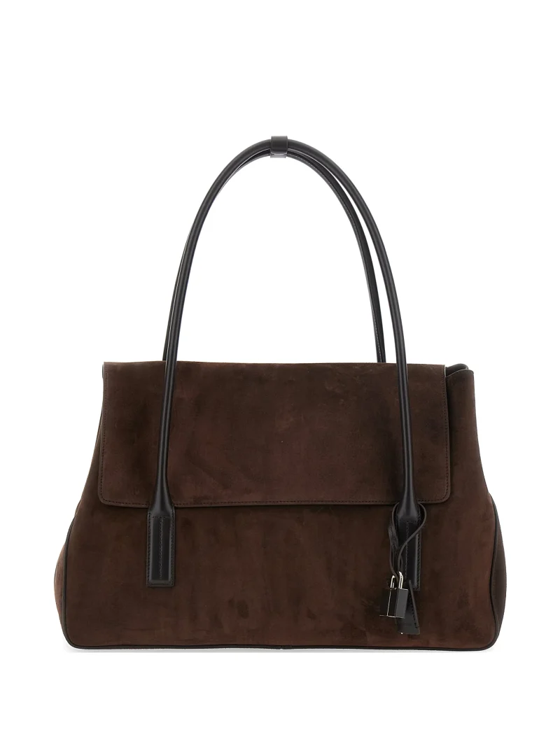 Geanta TOM FORD flap calf leather shoulder maro