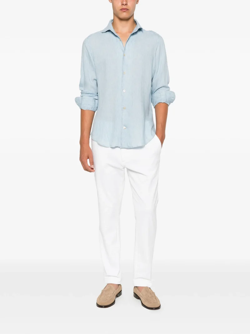 Alternative view of Jeans Jacob Cohen Henry pressed-crease alb