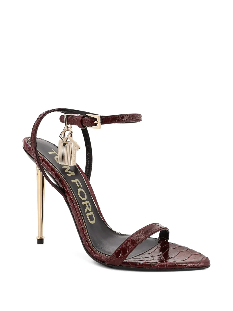 Alternative view of Sandale TOM FORD stiletto-heel rosu