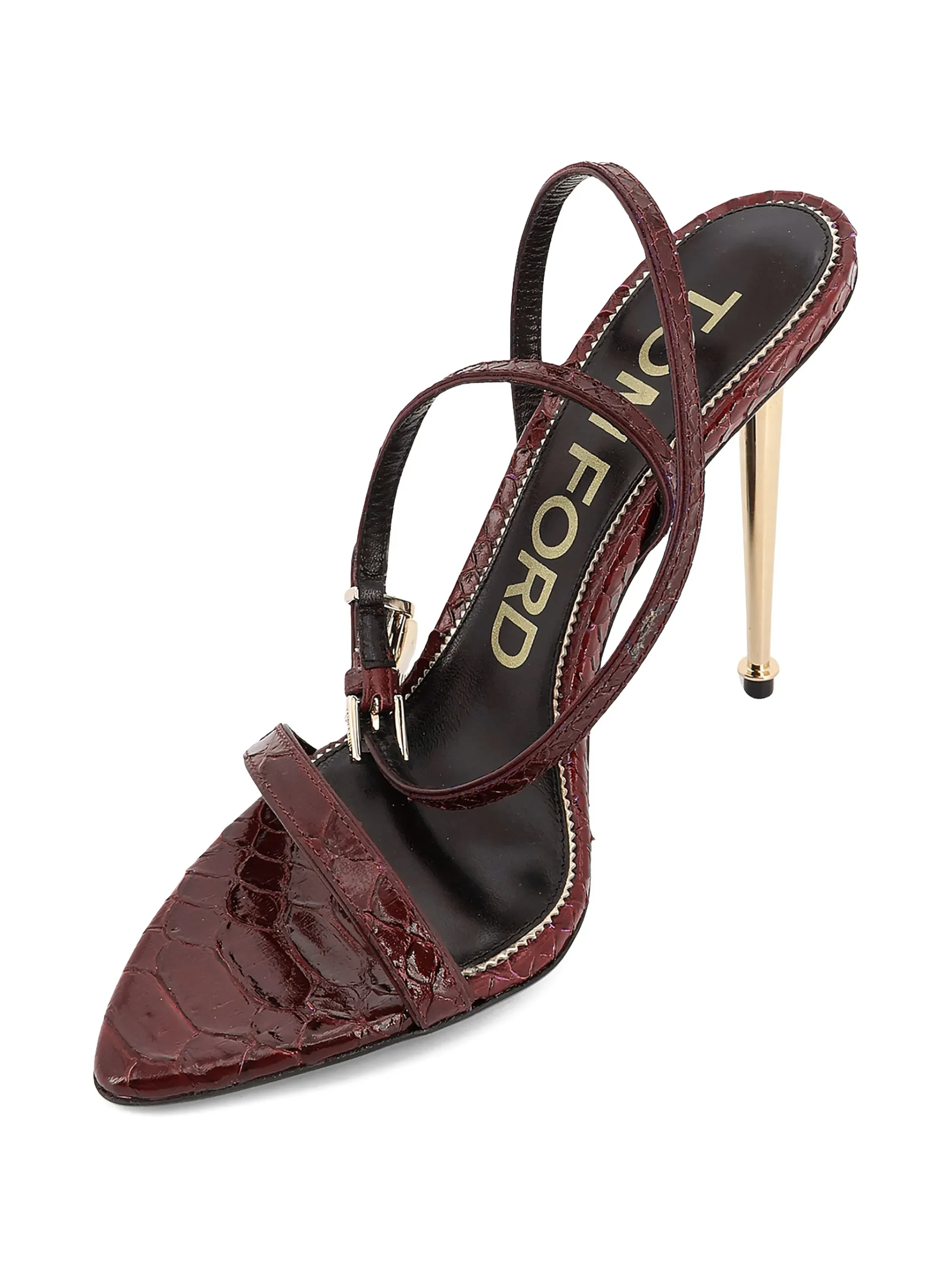 Sandale TOM FORD stiletto-heel rosu - imagine 4