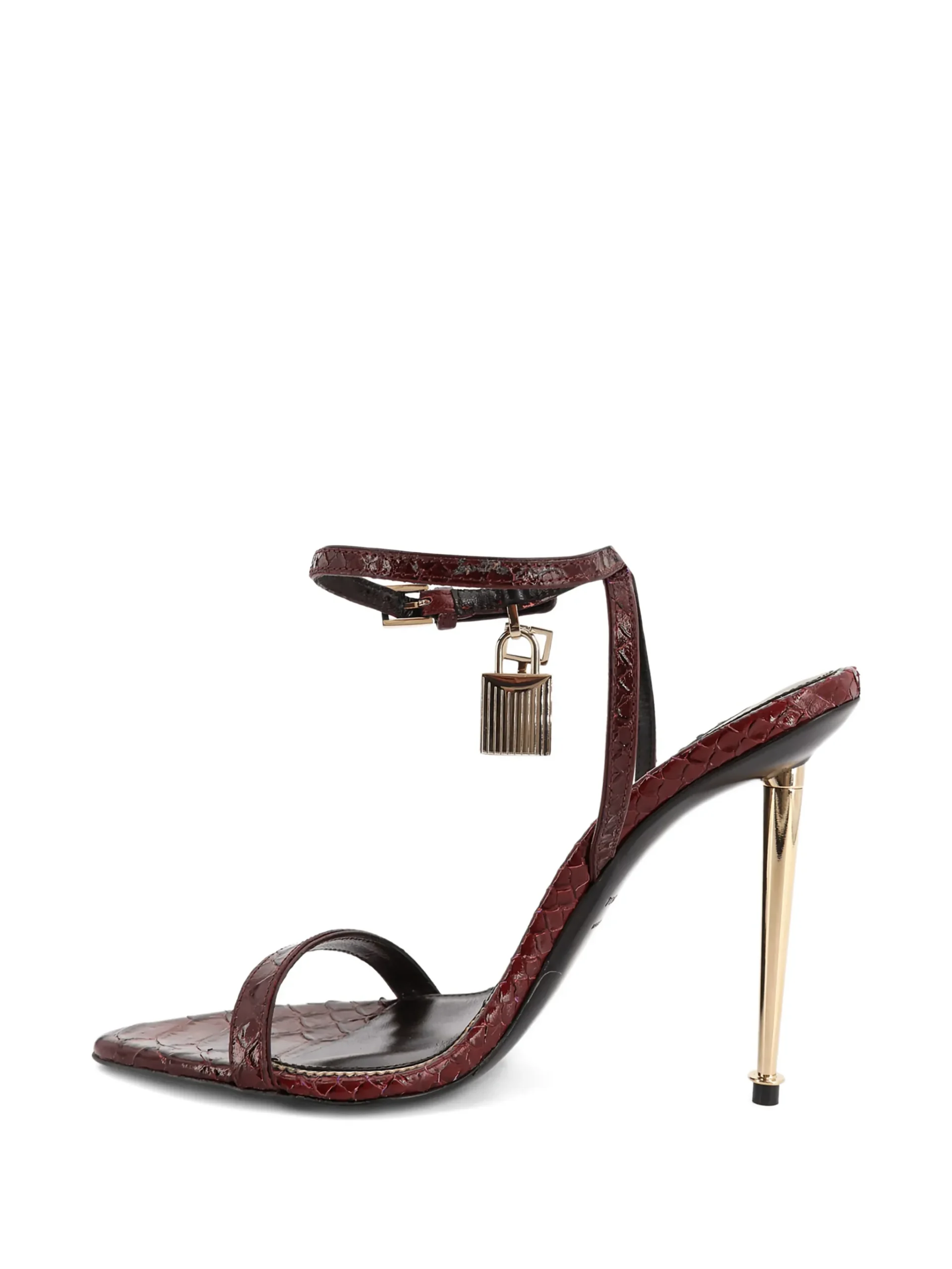 Sandale TOM FORD stiletto-heel rosu - imagine 3