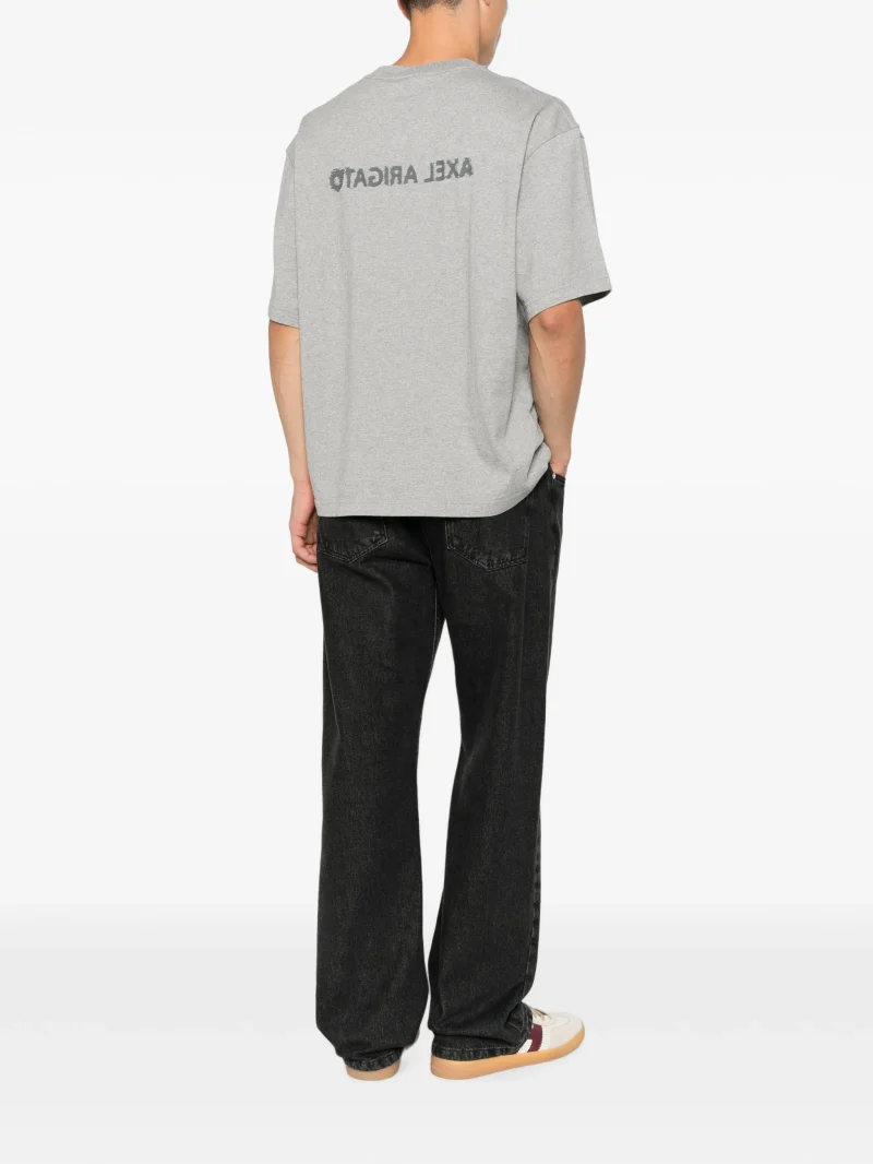 Alternative view of Tricou Axel Arigato Baseline logo-print gri