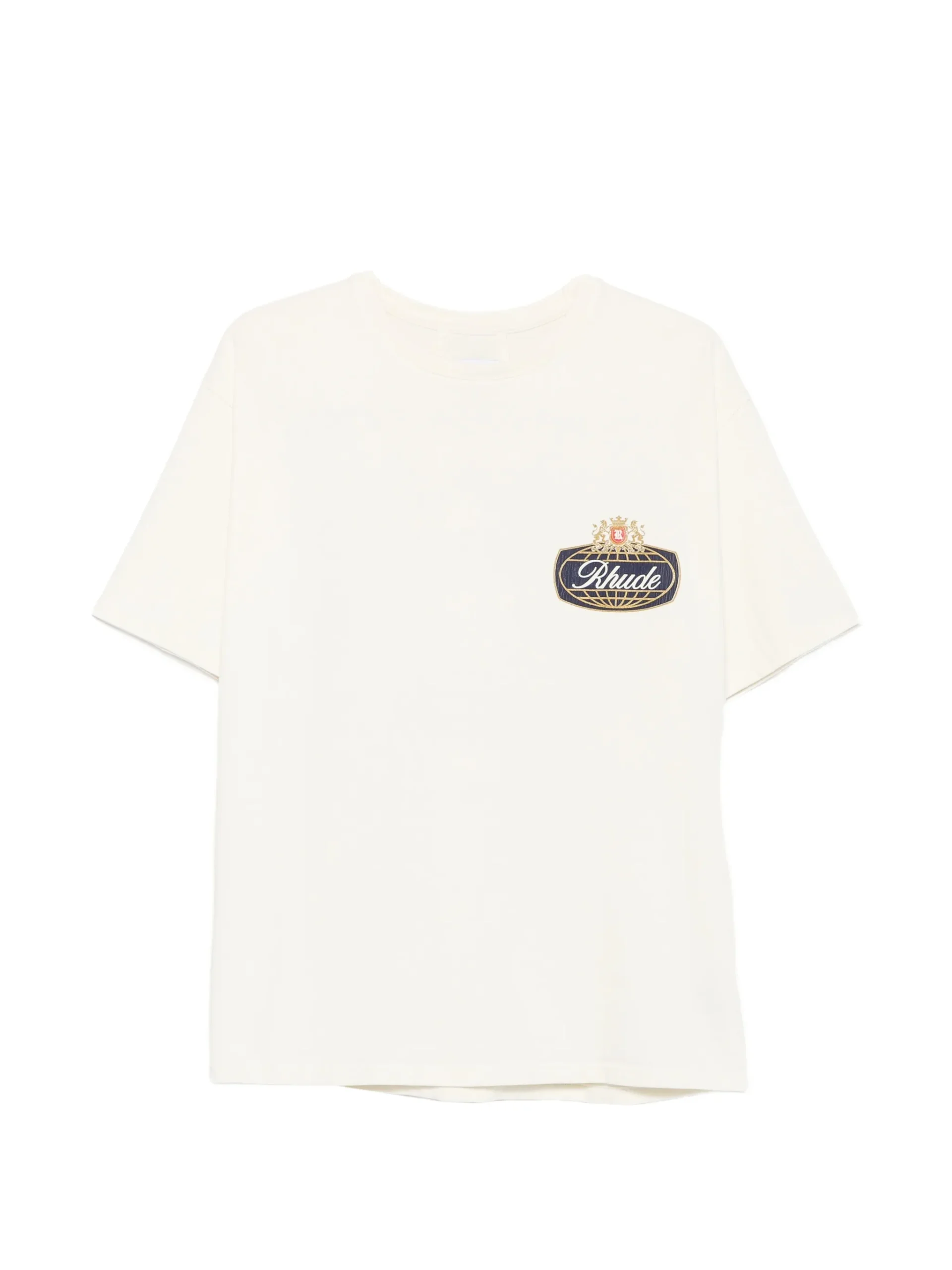 Tricou RHUDE Safari Crest alb