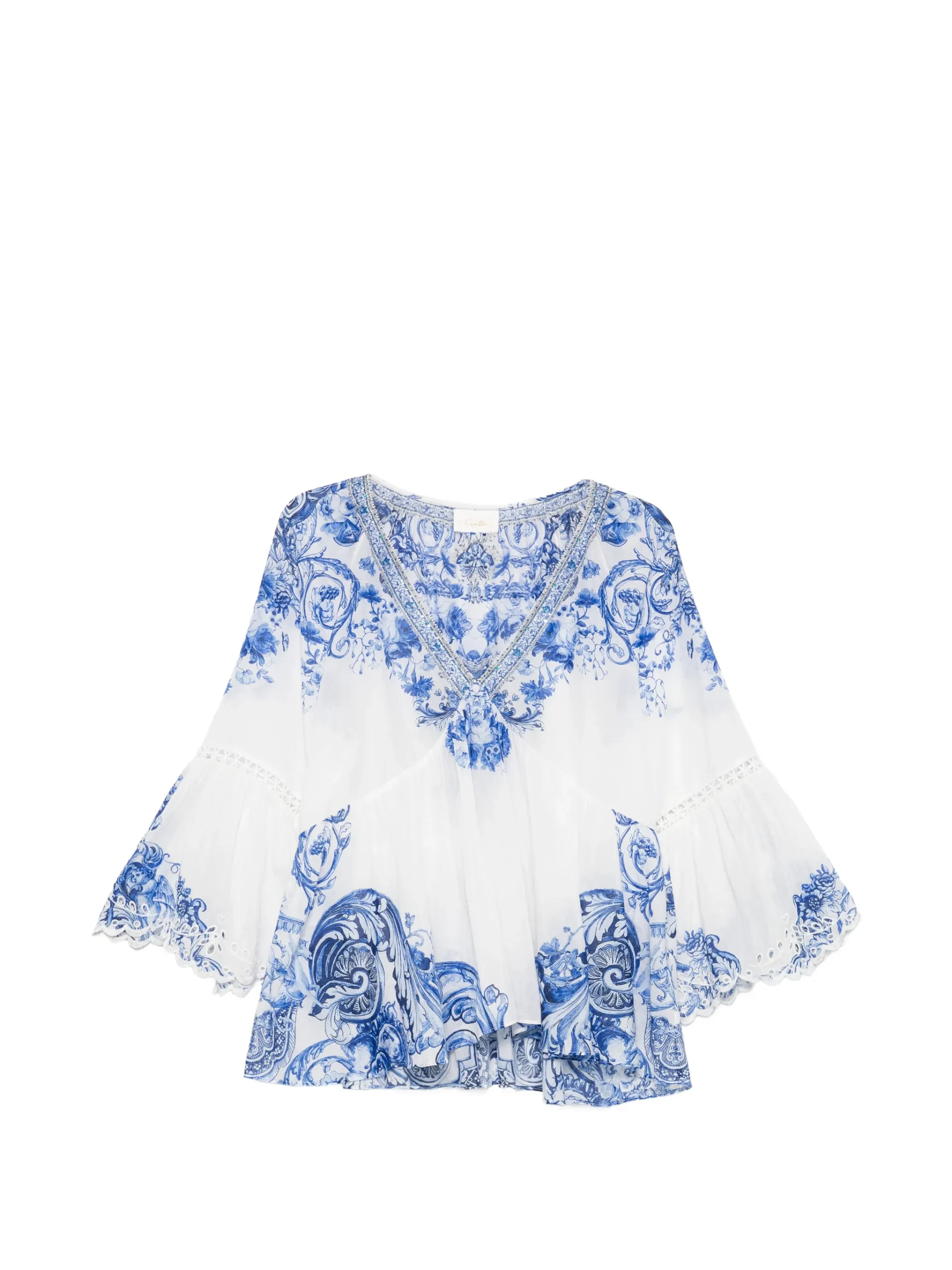 Bluza Camilla Floral Print alb
