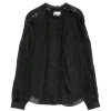 Bluza Marant Etoile Parina Guipure-Lace Panelled negru