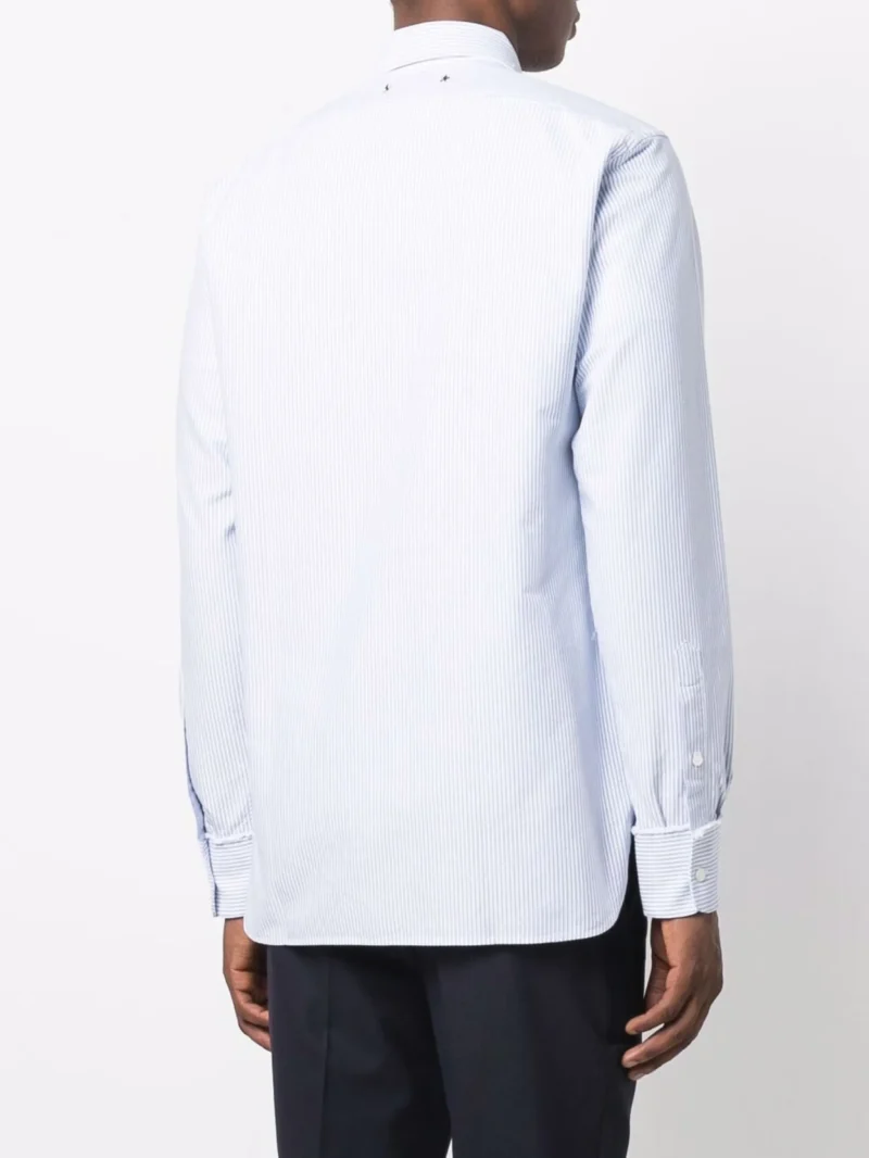 Alternative view of Camasa Golden Goose Striped albastru