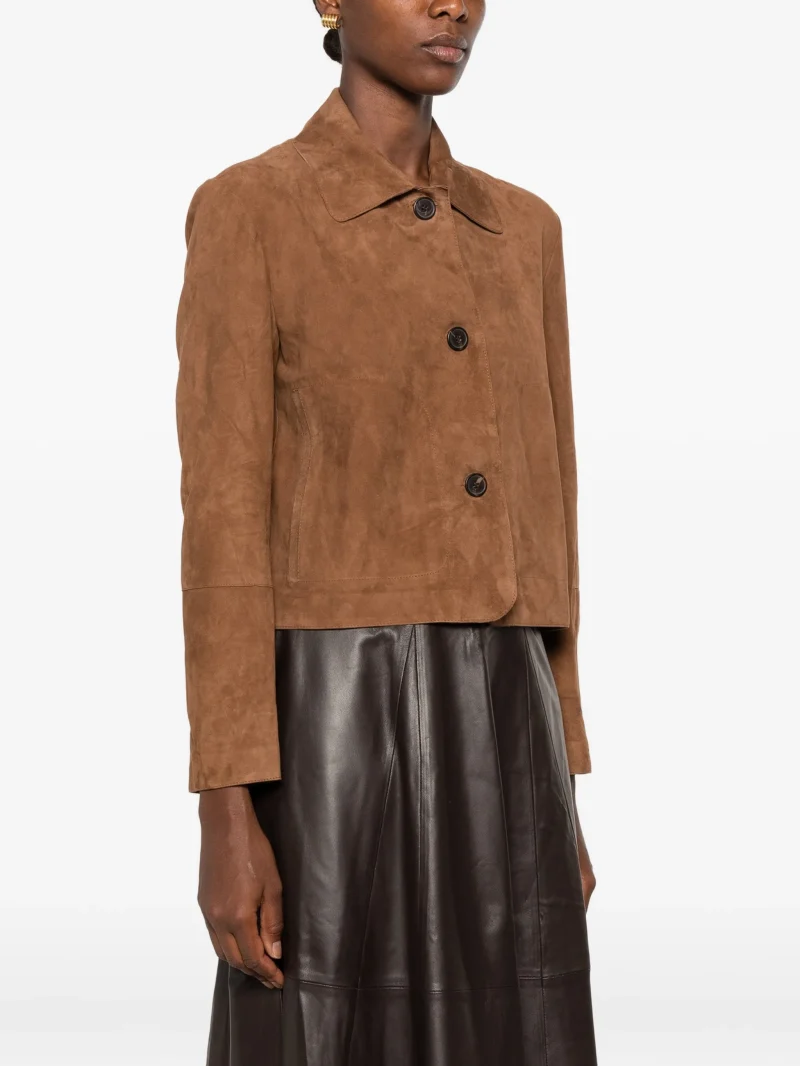 Alternative view of Jacheta ARMA Emy Suede Button-Front maro