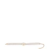Colier Self-Portrait Crystal-Embellished auriu