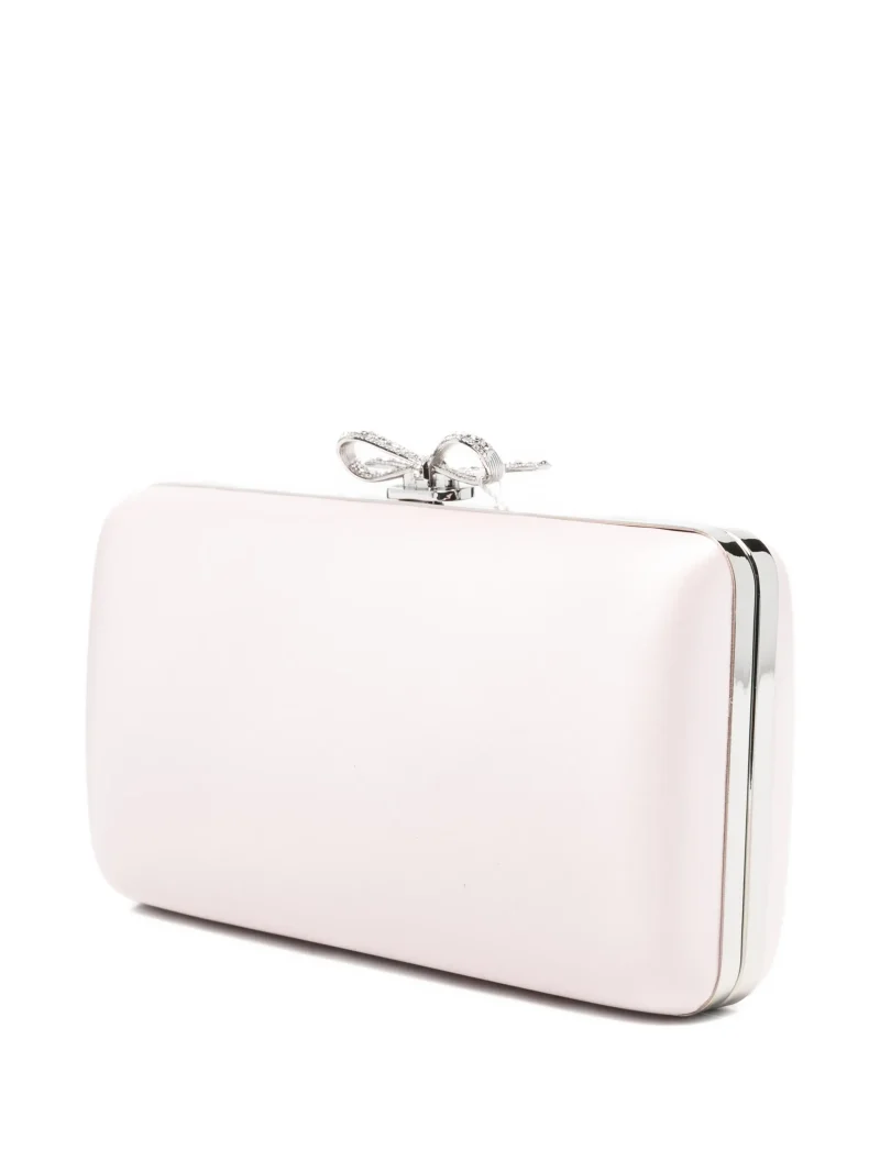 Alternative view of Geanta clutch Self-Portrait Bow-Embellished Satin roz