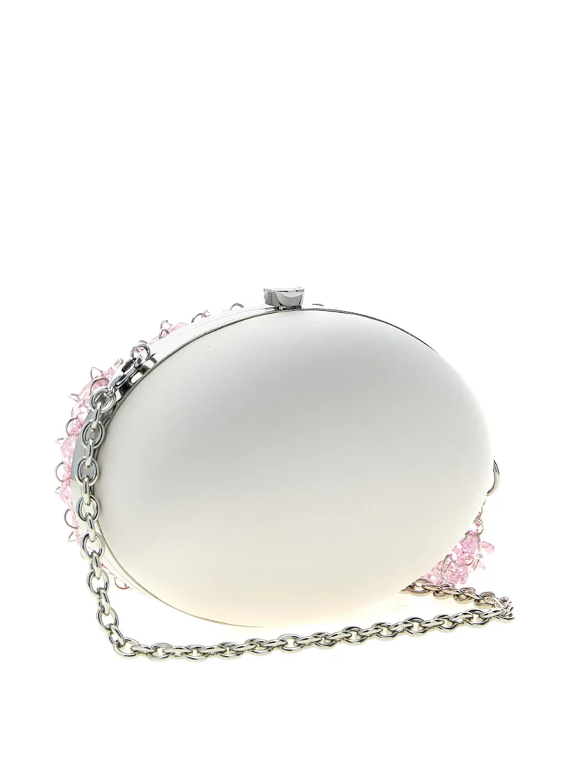 Alternative view of Geanta clutch Self-Portrait Crystal-Chain roz