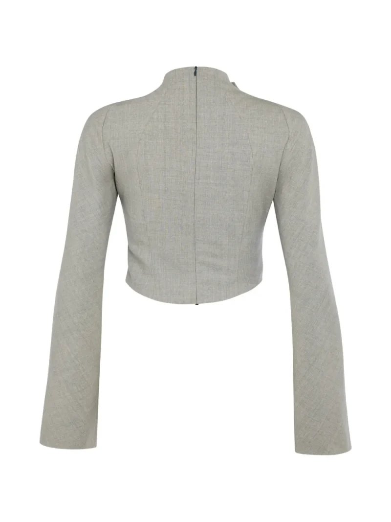 Alternative view of Jacheta A.W.A.K.E. Mode Bib-Front Structured gri