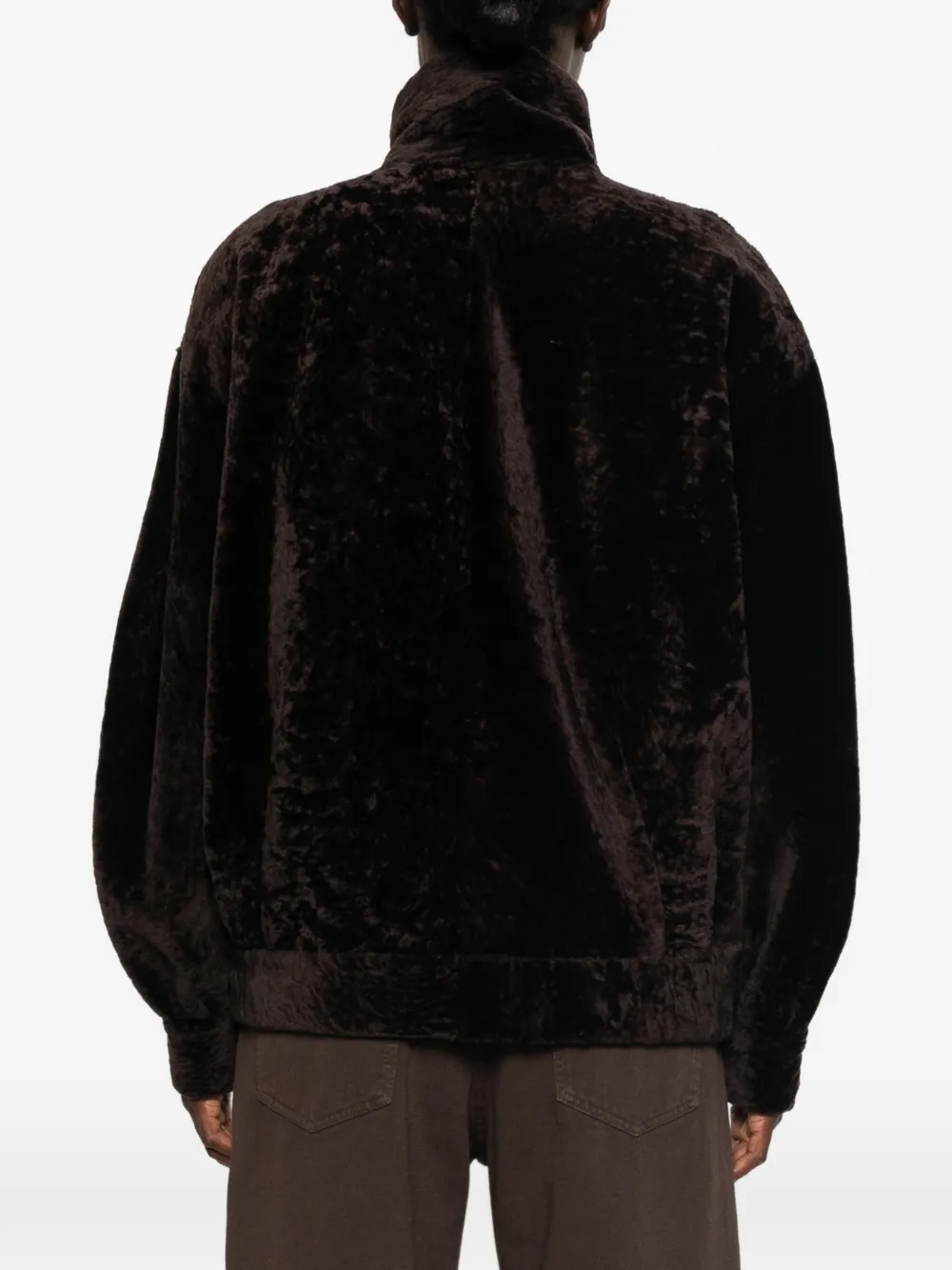 Jacheta ARMA Paula High-Neck Shearling maro - imagine 2