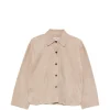 Jacheta ARMA Suede Button-Front bej