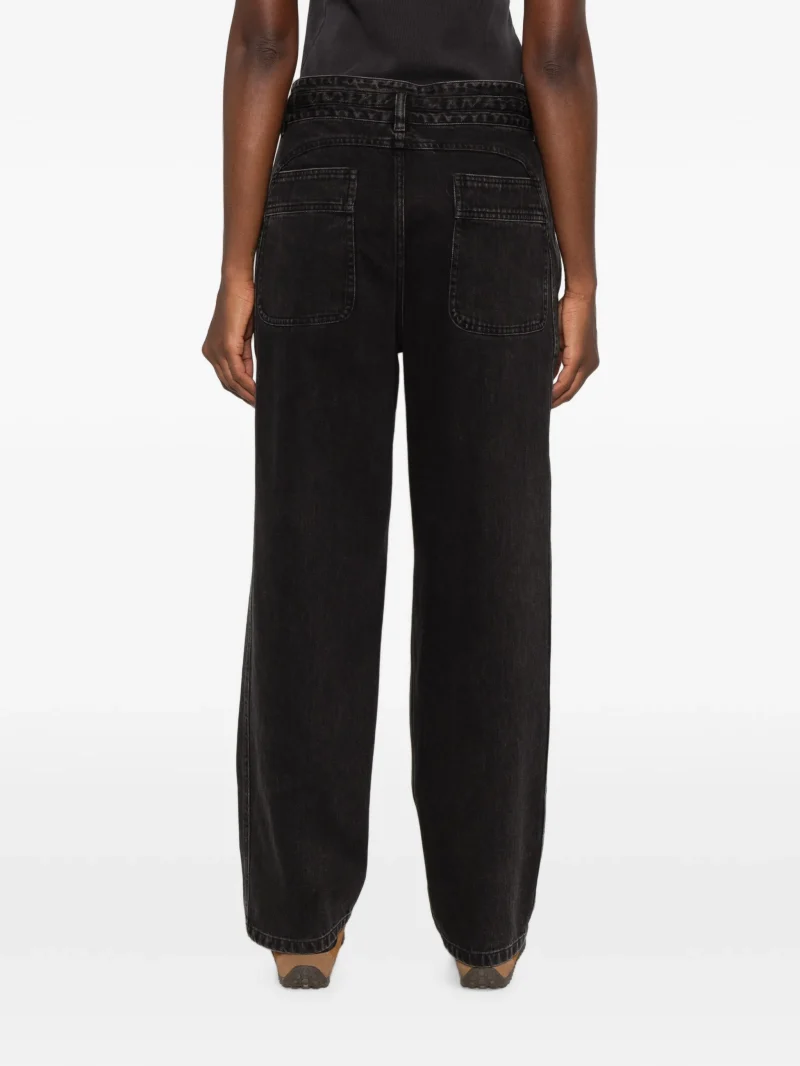 Alternative view of Jeans Marant Etoile Ilsa drawstring negru