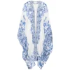 Kaftan Camilla Crystal-Embellished alb