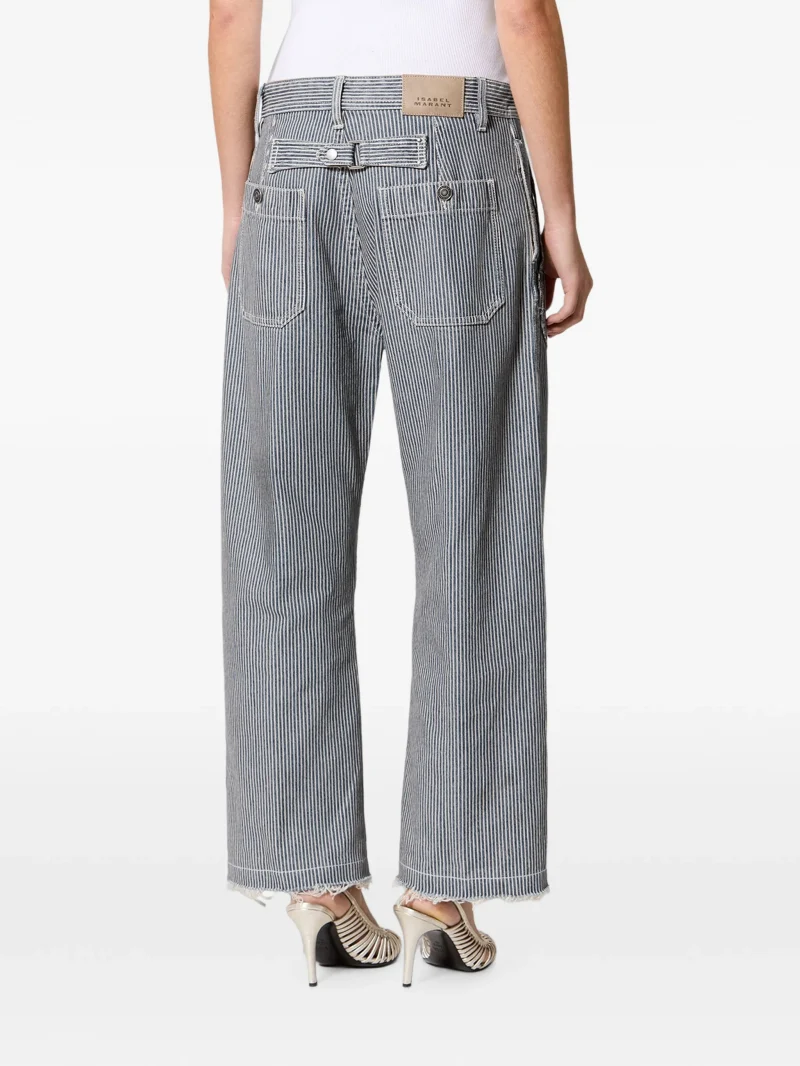 Alternative view of Pantaloni Marant Etoile Ermina albastru