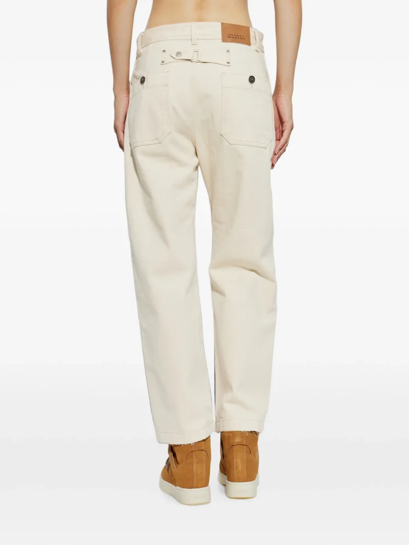 Alternative view of Pantaloni Marant Etoile Ermina Straight-Leg bej