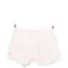 Pantaloni scurti Marant Etoile Broderie-Anglaise roz