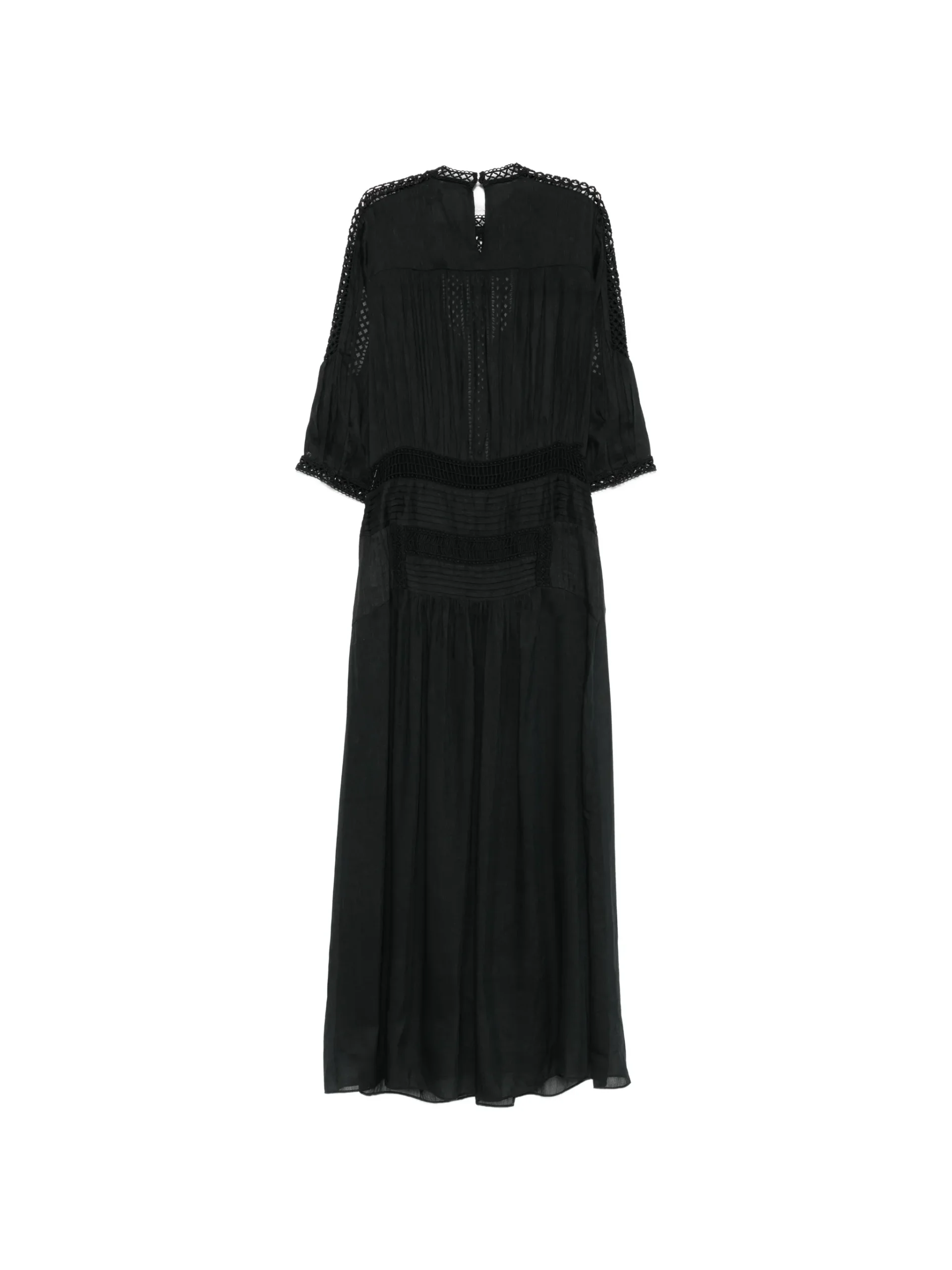 Rochie maxi Marant Etoile Crochet-Detail negru - imagine 2