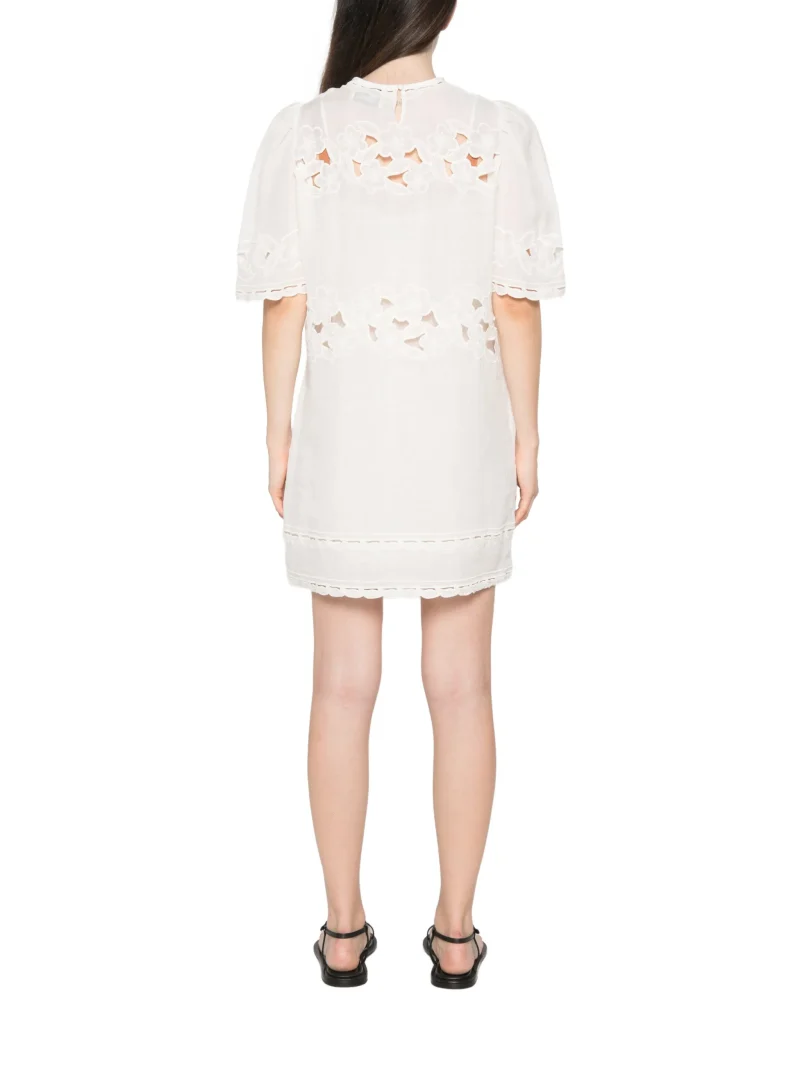 Alternative view of Rochie mini Isabel Marant Reldine Cut-Out alb