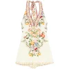 Salopeta Camilla Button Front Halter Va va Vintage bej