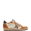 Sneakers Golden Goose Ball Star Distressed-Effect Leather ecru