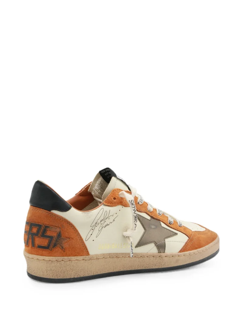 Alternative view of Sneakers Golden Goose Ball Star Distressed-Effect Leather ecru