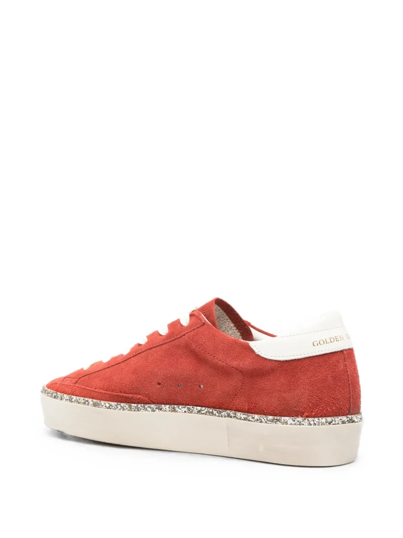 Alternative view of Sneakers Golden Goose Hi Star Glitter-Trim sneakers rosu