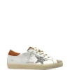 Sneakers Golden Goose Super-Star Glitter-Detail alb